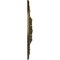 Ekena Millwork Ashley Ceiling Medallion (Fits Canopies up to 4 3/4"), Hnd-Painted Brass, 23 7/8"OD x 4"ID x 2 1/8"P CM23ASBRS - alternate 3